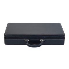 KARBON SZÍNŰ ÓRATARTÓ BŐRÖND, UTAZÓTOK 24 ÓRÁNAK