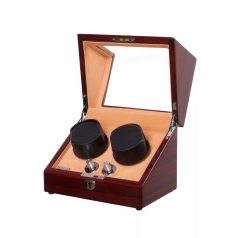 MOGYORÓ SZÍNŰ LAKKOZOTT FA ÓRAFORGATÓ 2 ÓRÁNAK