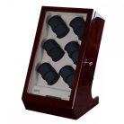 MAHAGÓNI SZÍNŰ LAKKOZOTT FA ÓRAFORGATÓ 12 ÓRÁNAK