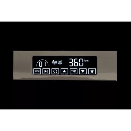 LAKKOZOTT FA ÓRAFORGATÓ 6 ÓRÁNAK, FEKETE-BARNA