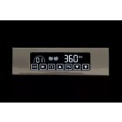 LAKKOZOTT FA ÓRAFORGATÓ 9 ÓRÁNAK, FEKETE-BARNA