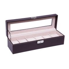 CSOKIBARNA VARROTT ÓRATARTÓ DOBOZ 6 ÓRÁHOZ