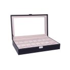 FEKETE VARROTT ÓRATARTÓ DOBOZ 24 ÓRÁHOZ