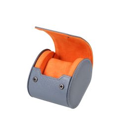 HENGERES UTAZÓ ÓRATARTÓ DOBOZ 1 ÓRÁNAK, SZÜRKE