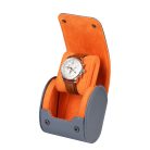 HENGERES UTAZÓ ÓRATARTÓ DOBOZ 1 ÓRÁNAK, SZÜRKE