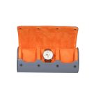 HENGERES UTAZÓ ÓRATARTÓ DOBOZ 3 ÓRÁNAK, SZÜRKE