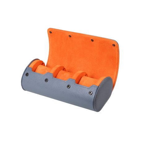 HENGERES UTAZÓ ÓRATARTÓ DOBOZ 3 ÓRÁNAK, SZÜRKE