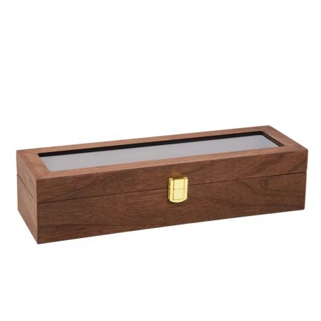 NATÚR BARNA FA ÓRATARTÓ DOBOZ 6 ÓRÁNAK