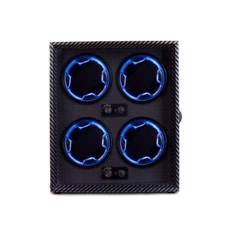 KARBON SZÍNŰ FA ÓRAFORGATÓ 4 ÓRÁNAK