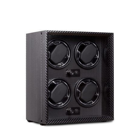 KARBON SZÍNŰ FA ÓRAFORGATÓ 4 ÓRÁNAK